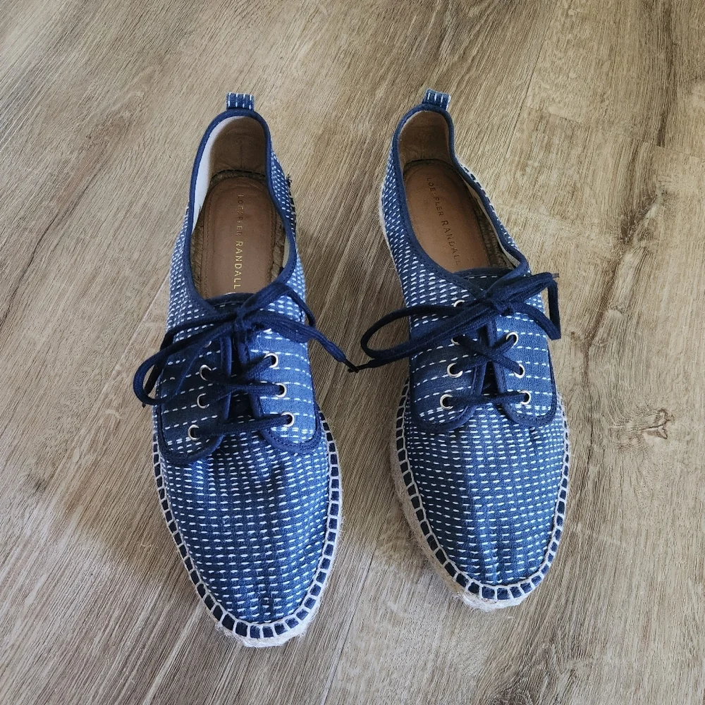 Loeffler Randall Women's Navy Blue Alfie Espadrille Sneakers - Picture 8 of 11